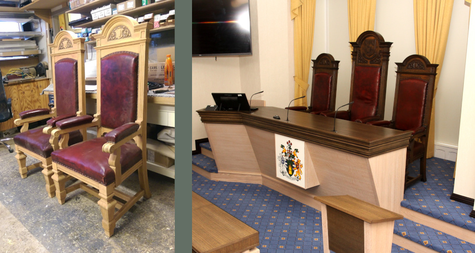Official chairs for council chambers